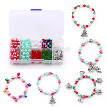 1 Piece Christmas Bracelet Findings Set, Open Jump Rings Acrylic pearls Christmas bells Christmas pendant for Bracelet making
1 Piece Christmas Bracelet Findings Set, Open Jump Rings Acrylic pearls Christmas bells Christmas pendant for Bracelet making