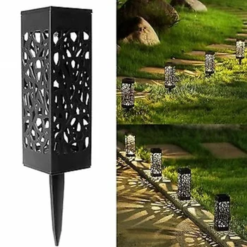 Onever 4Pcs LED Solar Lamp Solar Torch Hollow Out Square Solar Powered Sunlight Lawn Light Landscape Garden Ground Lamp
Onever 4Pcs LED Solar Lamp Solar Torch Hollow Out Square Solar Powered Sunlight Lawn Light Landscape Garden Ground Lamp
