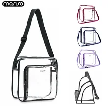 MOSISO Clear Crossbody Bag PVC Transparent Waterproof TSA/NFL/NCAA Stadium Approved Shoulder Messenger Shop Travel Handbag
MOSISO Clear Crossbody Bag PVC Transparent Waterproof TSA/NFL/NCAA Stadium Approved Shoulder Messenger Shop Travel Handbag