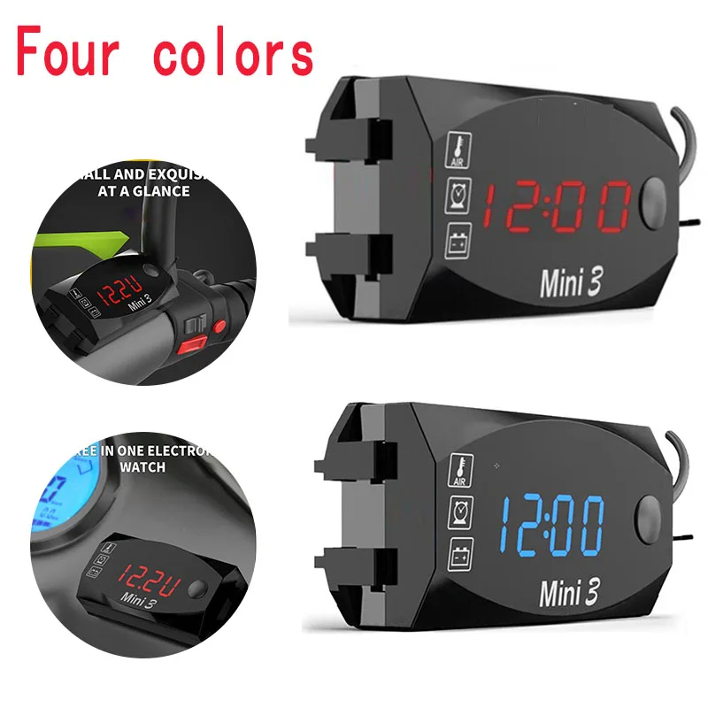 12V 3 in 1 Digital LED Display Meters Voltmeter Clock Thermometer Indica tor Gauge Panel Meter For Car Motorcycle
12V 3 in 1 Digital LED Display Meters Voltmeter Clock Thermometer Indica tor Gauge Panel Meter For Car Motorcycle