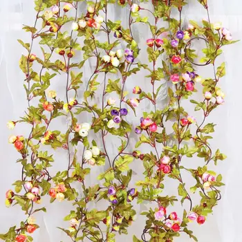 2.2m Artificial Rose Flowers Leaves Vine String LightsHanging Copper Wire Garland Light For Wedding DIY
2.2m Artificial Rose Flowers Leaves Vine String LightsHanging Copper Wire Garland Light For Wedding DIY