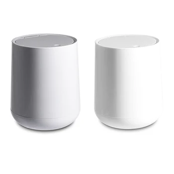 Creative Desktop Storage Box Mini Trash Can Classification Plastic Round Push Type Cute Storage Bucket with Lid Home Decors
Creative Desktop Storage Box Mini Trash Can Classification Plastic Round Push Type Cute Storage Bucket with Lid Home Decors