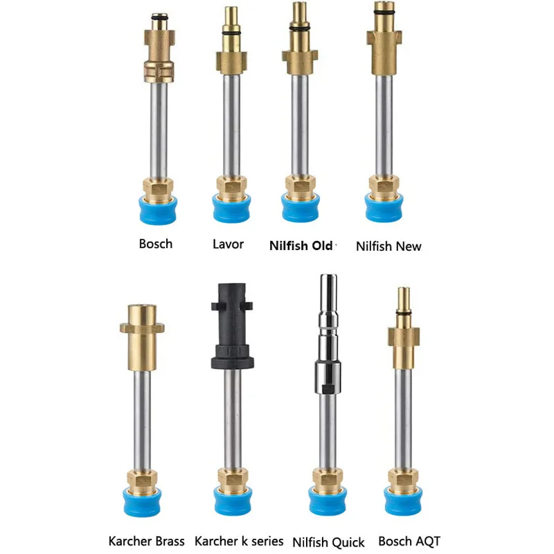 Quick Plug 1/4 Union Adapter High Pressure Car Wash Water Gun Foam Generator Foam Nozzle for Karcher K Series Lavor Car Washer
Quick Plug 1/4 Union Adapter High Pressure Car Wash Water Gun Foam Generator Foam Nozzle for Karcher K Series Lavor Car Washer