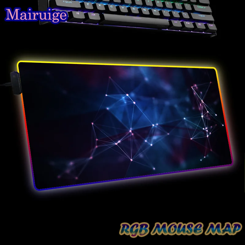 RGB Mouse Pad Anime LED Geometric Lines Mousepad Gamer PC Keyboard Pad Notebook Non-slip Desk Mat Computer Gaming Accessories
RGB Mouse Pad Anime LED Geometric Lines Mousepad Gamer PC Keyboard Pad Notebook Non-slip Desk Mat Computer Gaming Accessories