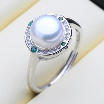 MINTHA 925 Sterling Silver Rings For Women Pearl Jewelry Green Crystal Boho Rings Freshwater Pearl Engagement Promise Ring
MINTHA 925 Sterling Silver Rings For Women Pearl Jewelry Green Crystal Boho Rings Freshwater Pearl Engagement Promise Ring