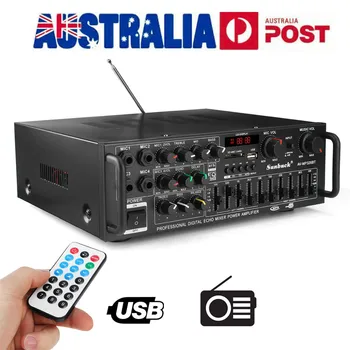 Hot Sales Bluetooth Amplifier Car Kit Set 220V-240V 50/60Hz AV Power Amplifier Audio Adapter 2.0 Channel With Remote Control
Hot Sales Bluetooth Amplifier Car Kit Set 220V-240V 50/60Hz AV Power Amplifier Audio Adapter 2.0 Channel With Remote Control