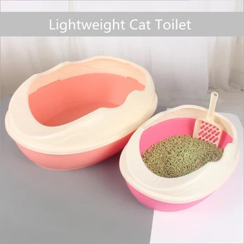 Lightweight Plastic Cat Litter Box Dog Toilet Shatter-Resistant Anti-Breaking With Cat Litter Shovel Puppy Pet Supplies
Lightweight Plastic Cat Litter Box Dog Toilet Shatter-Resistant Anti-Breaking With Cat Litter Shovel Puppy Pet Supplies