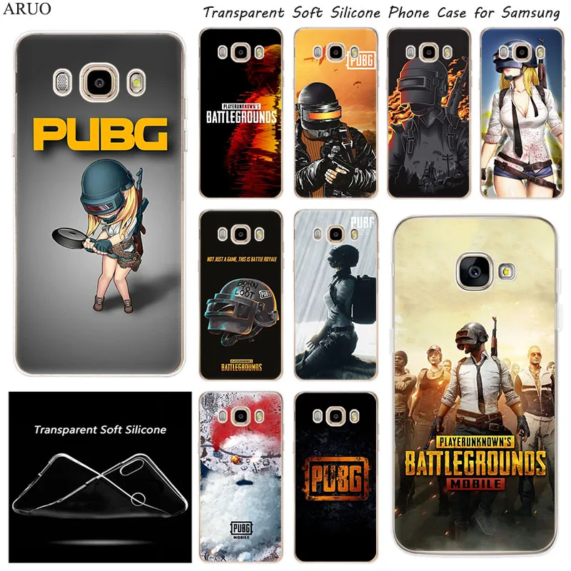 Мягкий силиконовый чехол PUBG из ТПУ для телефона Samsung J8 J7 J6 J5 Prime 2017 J4 Plus J3 2018 J2 Core J610
