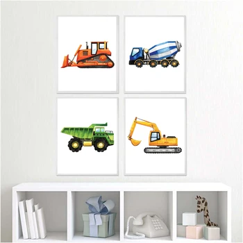 Construction Vehicles Watercolor Art Canvas Painting Kids Room Decor Dump Truck Digger Bulldozer Posters and Prints Boys Gift
Construction Vehicles Watercolor Art Canvas Painting Kids Room Decor Dump Truck Digger Bulldozer Posters and Prints Boys Gift