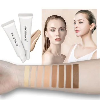 Foundation Cream Long Lasting Matte Liquid Waterproof Concealer Moisturizing Light Foundation Cosmetics #YJ2
Foundation Cream Long Lasting Matte Liquid Waterproof Concealer Moisturizing Light Foundation Cosmetics #YJ2