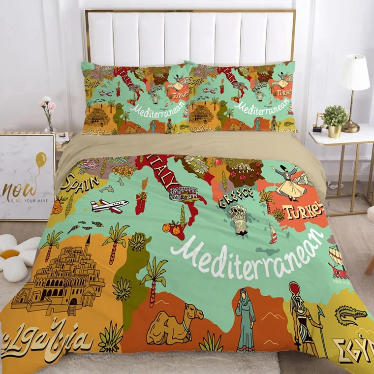 Comforter Bedding Sets Euro Double 3D Duvet Cover Set Blanket/quilt Cover and Pillowcase 220*240 King Queen Bed set world map
Comforter Bedding Sets Euro Double 3D Duvet Cover Set Blanket/quilt Cover and Pillowcase 220*240 King Queen Bed set world map