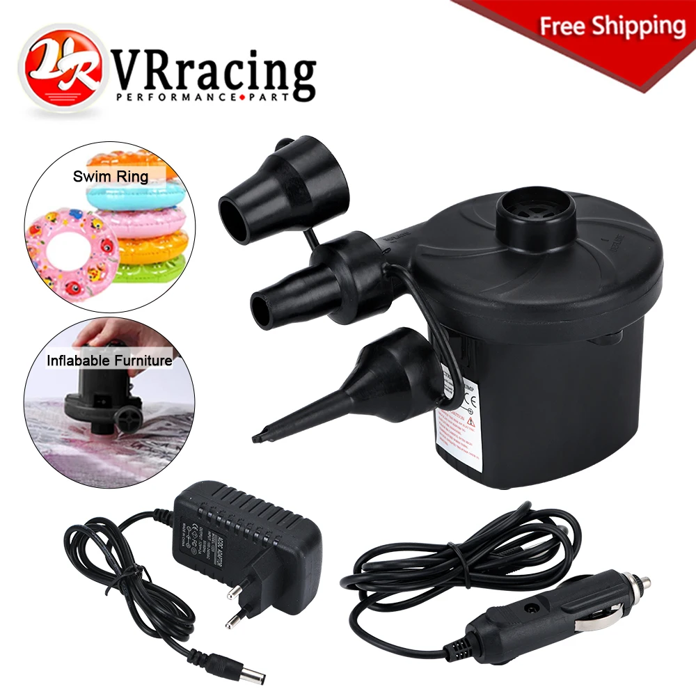FREE SHIPPING EU Plug Electric Air Pump DC12V/AC240V Inflate Deflate Pumps Car Inflator Electropump with 3 Nozzles
FREE SHIPPING EU Plug Electric Air Pump DC12V/AC240V Inflate Deflate Pumps Car Inflator Electropump with 3 Nozzles