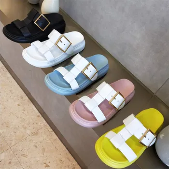 Top Quality Women's Sandals Fashion Summer Beach Casual Shoes Mixed Color Jelly Shoes Genuine Leather Soft Sweet Ladies Sandals 
Top Quality Women's Sandals Fashion Summer Beach Casual Shoes Mixed Color Jelly Shoes Genuine Leather Soft Sweet Ladies Sandals