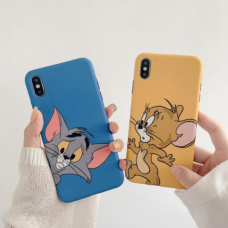 Cartoon Tom Jerry phone case for iphone 11 11Pro Max X XR XS Max for iphone 6 6s 7 8 Plus Matte soft tpu case capa cover
Cartoon Tom Jerry phone case for iphone 11 11Pro Max X XR XS Max for iphone 6 6s 7 8 Plus Matte soft tpu case capa cover