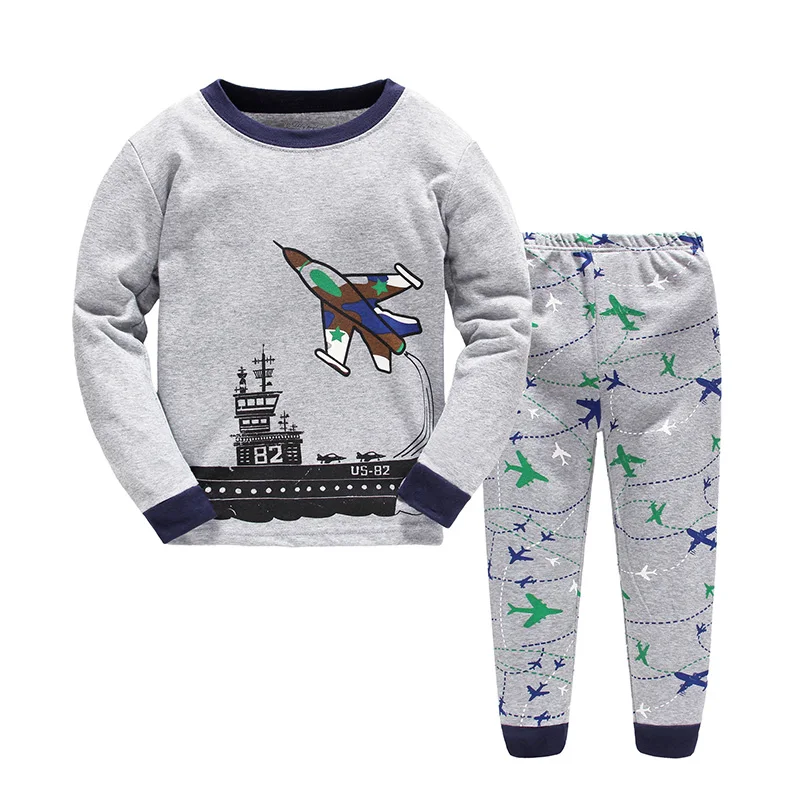 Boys Pajamas Set Long Sleeve Toddler Pjs Kids Clothes Cotton Sleepwear Kids Round Neck Casual Homewear
Boys Pajamas Set Long Sleeve Toddler Pjs Kids Clothes Cotton Sleepwear Kids Round Neck Casual Homewear