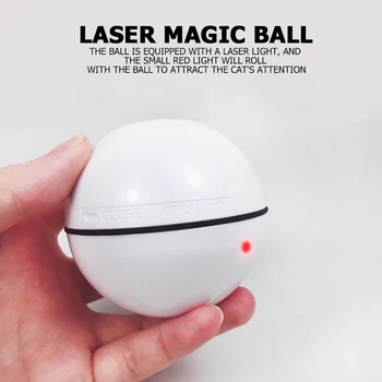 Electric Rolling Ball Cat Toy Automatically Rotate 360 Degrees Laser Magic Kitten Playing Training Funny Chewing Ball
Electric Rolling Ball Cat Toy Automatically Rotate 360 Degrees Laser Magic Kitten Playing Training Funny Chewing Ball