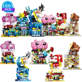 City Street Series Vientiane City Model 6 Mixed Assembled Mall Technic Design Children Education Assembled Small Particle Toy
City Street Series Vientiane City Model 6 Mixed Assembled Mall Technic Design Children Education Assembled Small Particle Toy