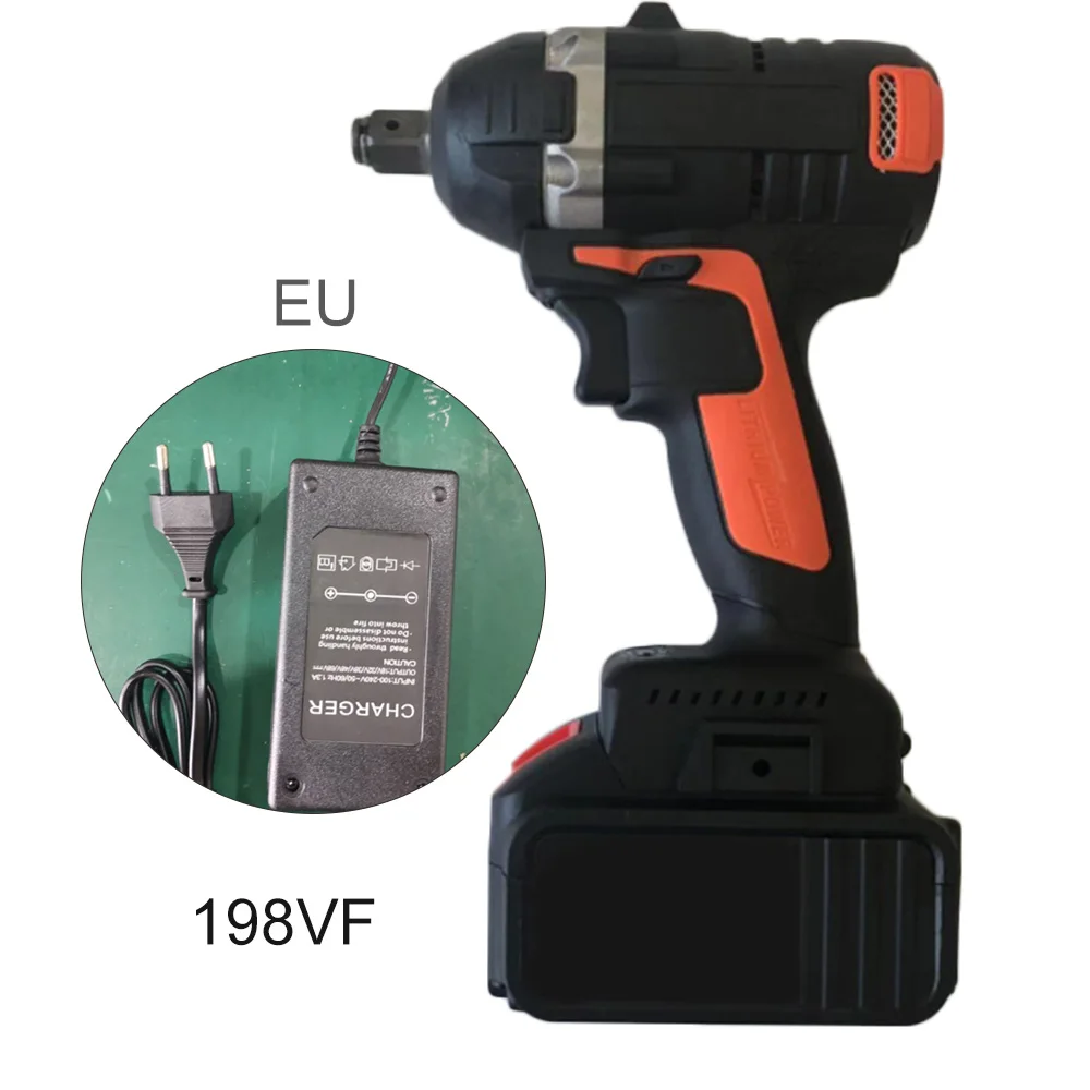 198VF 320Nm Lithium Battery Brushless Impact Electric Wrench Cordless w/ Battery UK/US/AU/EU DIY wooden furniture
198VF 320Nm Lithium Battery Brushless Impact Electric Wrench Cordless w/ Battery UK/US/AU/EU DIY wooden furniture
