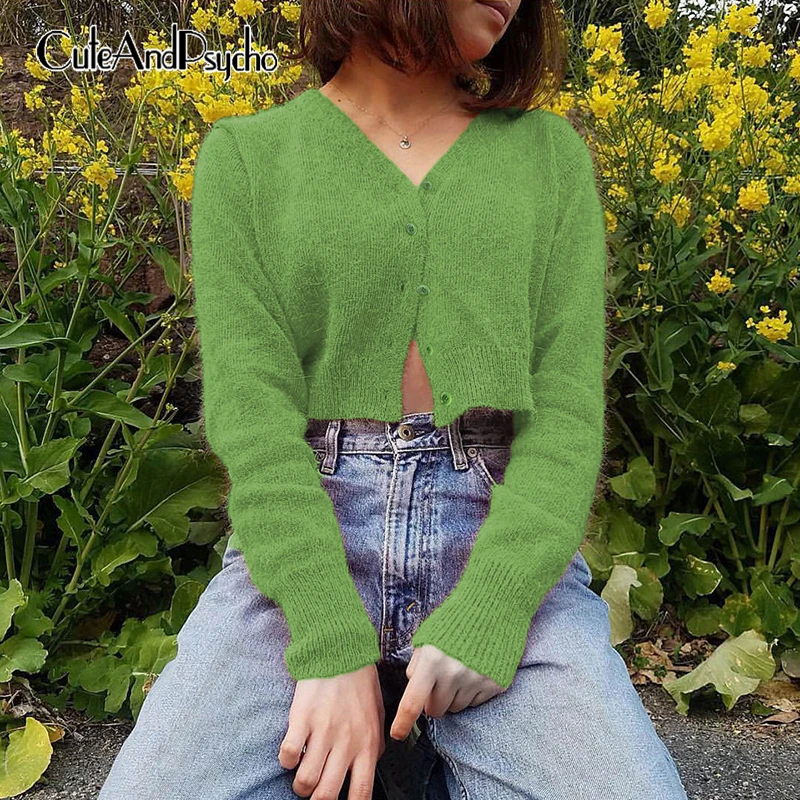 Green Cardigan Knit T-shirts Womens Long Sleeve Tops Casual Loose Basic Tee Open Front Cropped Short Tshirts Solid Cuteandpsycho
Green Cardigan Knit T-shirts Womens Long Sleeve Tops Casual Loose Basic Tee Open Front Cropped Short Tshirts Solid Cuteandpsycho