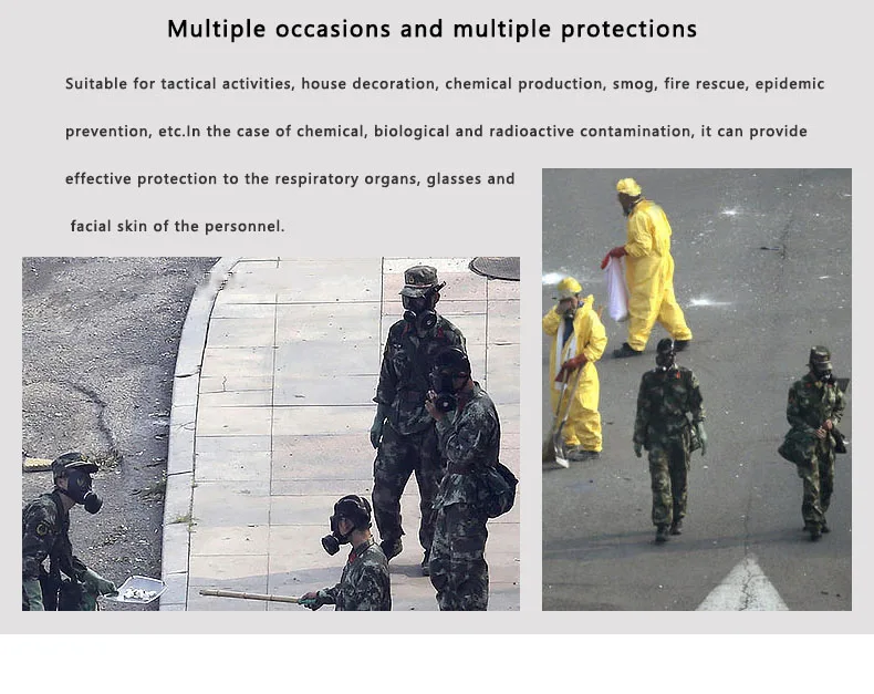 Full Face Chemical Gas Mask | Protective Respirator FM05