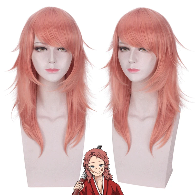 60Cm Length Tangerine Color Cosplay Wig Anime Demon Slayer: Kimetsu no Yaiba Sabito Wig Multi-level Reverse Warp Wig Long Hair
60Cm Length Tangerine Color Cosplay Wig Anime Demon Slayer: Kimetsu no Yaiba Sabito Wig Multi-level Reverse Warp Wig Long Hair