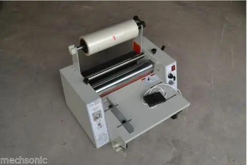 

DC-380 Cold&hot Laminating Machine, Hot Laminator, Roll Laminating Machine max laminating width 365MM ATT