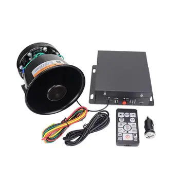 YHAAVALE 9200C Amplifier Police Siren & Black Round Bell Cone Speaker,DC12V 100W Hands-Free Multi-Tones Wireless Remote Control 
YHAAVALE 9200C Amplifier Police Siren & Black Round Bell Cone Speaker,DC12V 100W Hands-Free Multi-Tones Wireless Remote Control