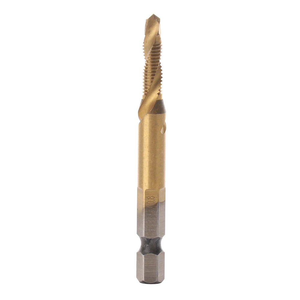 1pcs M5 Screw Tap Drill Bits HSS Countersink Coated Taps Hex Shank Thread Titanium Woodworking Drill Bits Hand Tools
1pcs M5 Screw Tap Drill Bits HSS Countersink Coated Taps Hex Shank Thread Titanium Woodworking Drill Bits Hand Tools