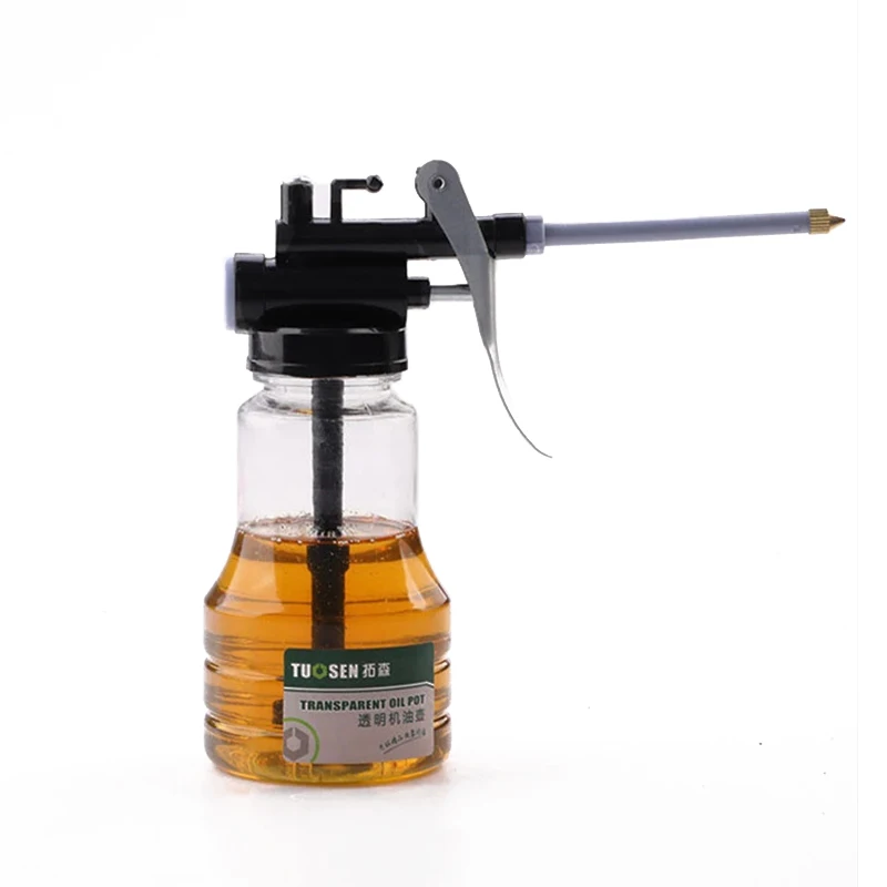 Hardware tool transparent oil can 350ml plastic hose refueling pot High pressure oiler Oil gun
Hardware tool transparent oil can 350ml plastic hose refueling pot High pressure oiler Oil gun