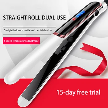 Straight Splint Hair Straightener Iron White Black Straightening Corrugated Curling Iron Styling Tools Hair Curler
Straight Splint Hair Straightener Iron White Black Straightening Corrugated Curling Iron Styling Tools Hair Curler