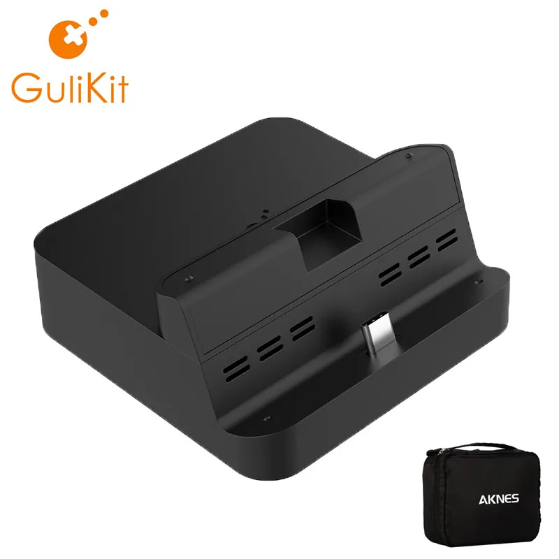 Portable DIY Dock for Nintendo Switch, GuliKit Docking Station with USB-C PD Charging Stand, HDMI Adapter and USB 3.0 Port
Portable DIY Dock for Nintendo Switch, GuliKit Docking Station with USB-C PD Charging Stand, HDMI Adapter and USB 3.0 Port