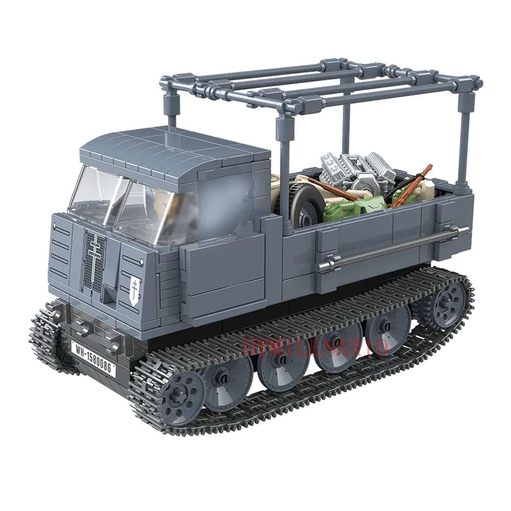2019 World War 2 WW2 Army Tank Armored Vehicle Half Crawler Tractor Soldier Figures Building Blocks Bricks Kits Children Toys
2019 World War 2 WW2 Army Tank Armored Vehicle Half Crawler Tractor Soldier Figures Building Blocks Bricks Kits Children Toys