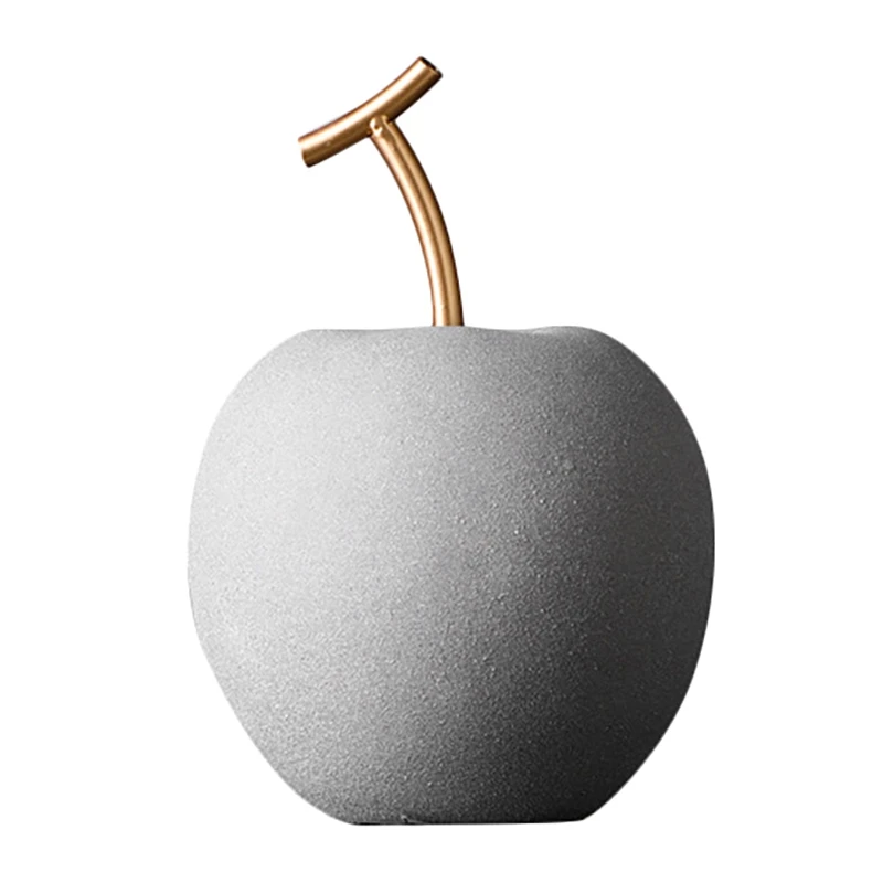 Керамическая имитация фруктов в европейском стиле скульптура яблока груша