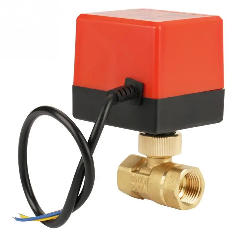 DC 12V G1/2 DN15 Brass 2 Way Motorized Ball Electrical Valve for Flow Control Tools
DC 12V G1/2 DN15 Brass 2 Way Motorized Ball Electrical Valve for Flow Control Tools