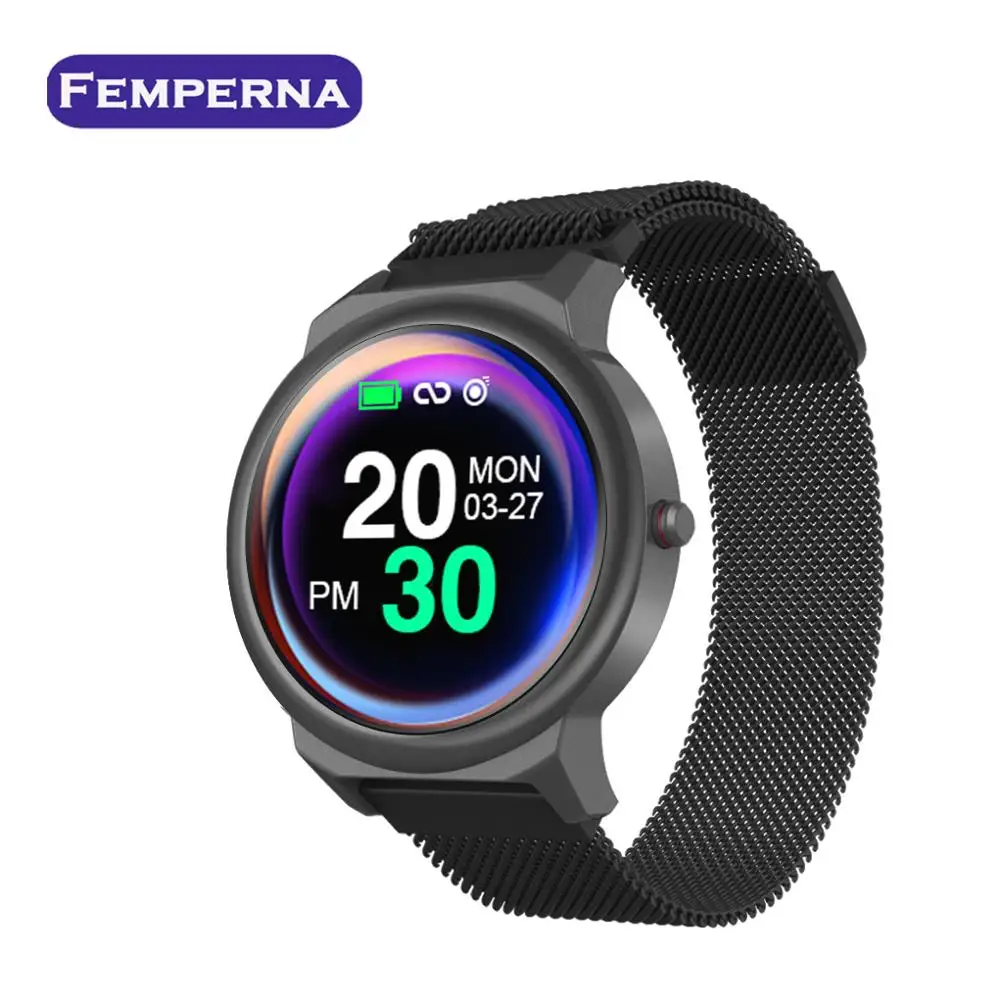 Femperna ELF1 Смарт часы для женщин IP67 сердечный ритм предсказать мужчин Стройный цикл