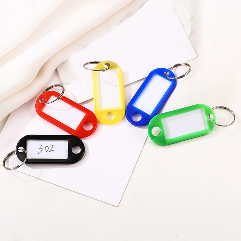 Zestaw 40 Multicolor breloków kluczy ID etykiet tagów bagażowych Hotelu - Wianko - 15