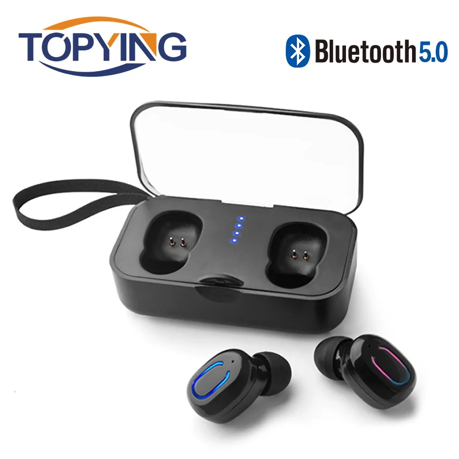 TOPYING TWS Bluetooth 5.0 In-ear Earphone Bass Stereo 10M Connection Bilateral Call Earbuds with Charging Box for phones Sports
TOPYING TWS Bluetooth 5.0 In-ear Earphone Bass Stereo 10M Connection Bilateral Call Earbuds with Charging Box for phones Sports