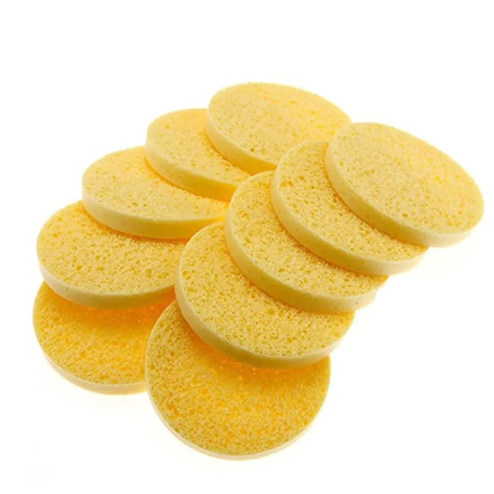 10pcs Natural Wood Pulp Sponge Facial Cleansing Pad Soft Cleansing Sponge Face Care Sponge Swab Cleaner
10pcs Natural Wood Pulp Sponge Facial Cleansing Pad Soft Cleansing Sponge Face Care Sponge Swab Cleaner