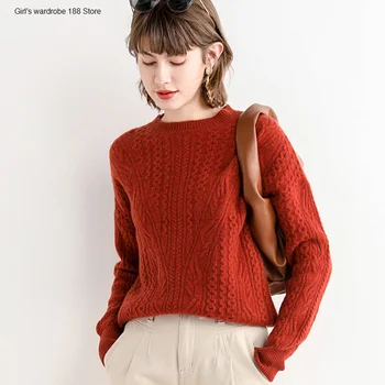 women's pullover loose lazy style 2020 autumn and winter New knitted sweater
women's pullover loose lazy style 2020 autumn and winter New knitted sweater