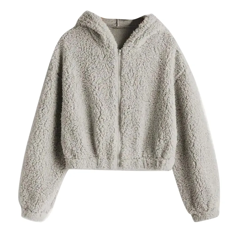 Fashion Women Solid Sweatshirt Winter Zipper Long Sleeve Plush Sweatershirt Hoodie Tops Comfortable Ladies Sweatshirt Top
Fashion Women Solid Sweatshirt Winter Zipper Long Sleeve Plush Sweatershirt Hoodie Tops Comfortable Ladies Sweatshirt Top