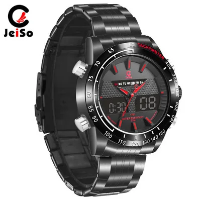 Quartz Watch Hot Selling Genuine Product Alloy Watch Multi-functional Waterproof Casual Dual Display Movement Watch
Quartz Watch Hot Selling Genuine Product Alloy Watch Multi-functional Waterproof Casual Dual Display Movement Watch