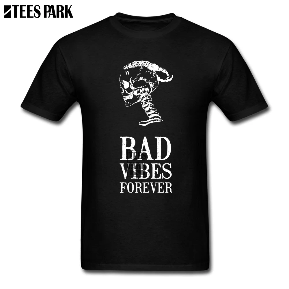 Крутые футболки для парней Bad Vibes навсегда XXXTentacion Ван Пис смешные рубашки мужские