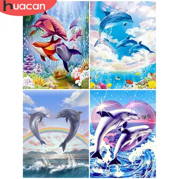 HUACAN 5D DIY Diamond Painting Full Square Diamond Embroidery Undersea World Dolphins Cross Stitch Wall Painting
HUACAN 5D DIY Diamond Painting Full Square Diamond Embroidery Undersea World Dolphins Cross Stitch Wall Painting