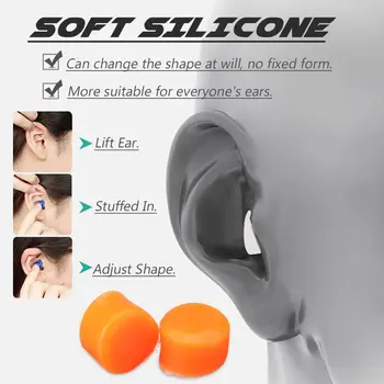 6 pcs/box Waterproof Soft Silicone Earplugs Anti-Noise Ear Plug Swimming Adult Child for Water Playgound/Noise Reduction
6 pcs/box Waterproof Soft Silicone Earplugs Anti-Noise Ear Plug Swimming Adult Child for Water Playgound/Noise Reduction