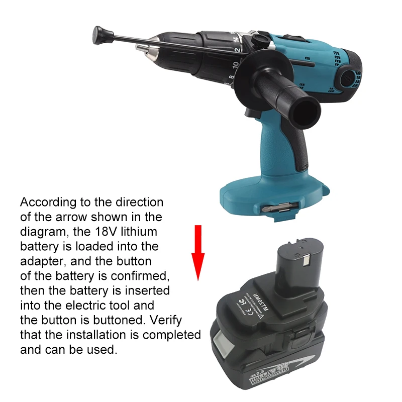 MT20MN 18V Battery Adapter Converter Charger Tool Adapter for Makita Wireless Power Supply GQ999
MT20MN 18V Battery Adapter Converter Charger Tool Adapter for Makita Wireless Power Supply GQ999