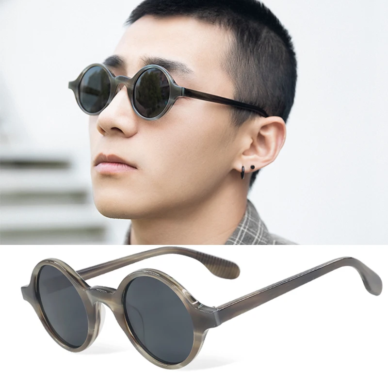 Polarized Sunglasses for Men Women's Vintage Round Sunglass with UV400 Lenses Classic Brand Designer Retro Circle Sun Glasses
Polarized Sunglasses for Men Women's Vintage Round Sunglass with UV400 Lenses Classic Brand Designer Retro Circle Sun Glasses