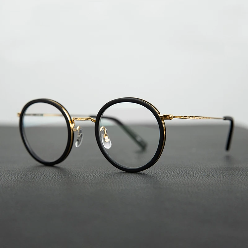 Vintage Round Titanium Acetate Glasses Frame Women Optical Myopia Prescription Eyeglasses Men Japanese Retro Spectacles Eyewear
Vintage Round Titanium Acetate Glasses Frame Women Optical Myopia Prescription Eyeglasses Men Japanese Retro Spectacles Eyewear