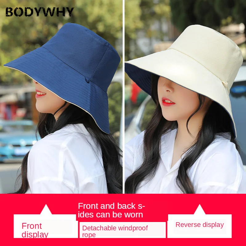 Ladies Double-sided Fisherman Hat Net Red Spring Summer Korean Version of The Wild Japanese Sunscreen UV Sun Hat Solid Color
Ladies Double-sided Fisherman Hat Net Red Spring Summer Korean Version of The Wild Japanese Sunscreen UV Sun Hat Solid Color