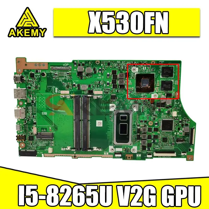 Материнская плата Akemy X530F для ноутбука asus VivoBook S15 S530 S530F X530FN S5300F X530FA | Компьютеры и