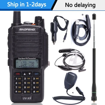 Baofeng UV-XR 10W High Power 4800Mah Battery IP67 WaterProof VHF UHF Dual Band Walkie Talkie Two Way Radio
Baofeng UV-XR 10W High Power 4800Mah Battery IP67 WaterProof VHF UHF Dual Band Walkie Talkie Two Way Radio